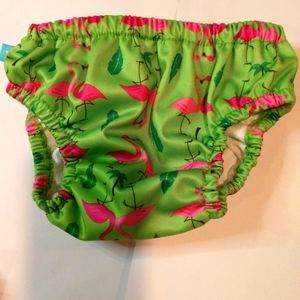 HONEST CO SWIM SPLASH REUSEABLE SWIM DIAPER SZ. L 21-35 LBS.